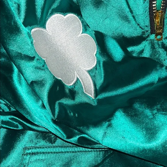 NWT Green Satin/Silk Quarter-Zip Pullover by fear of god xl mens collection 2 !! - Picture 14 of 17